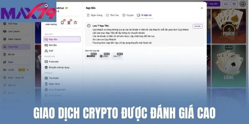 Giao dịch crypto được đánh giá cao